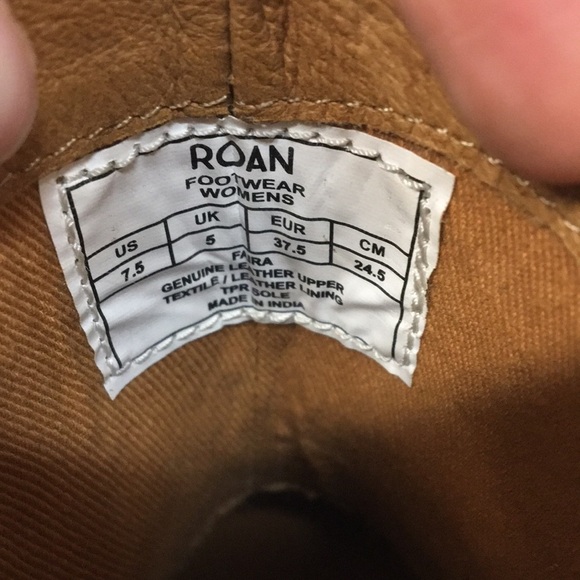 Roan Bed Stu Women’s Faira Tan Crust Gearshift Boot Size 7.5 Like-NEW Condition - Picture 5 of 10